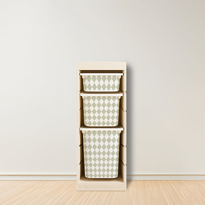 Diamond Stickers For Ikea Trofast Drawers (Side Facing Vertical Units)