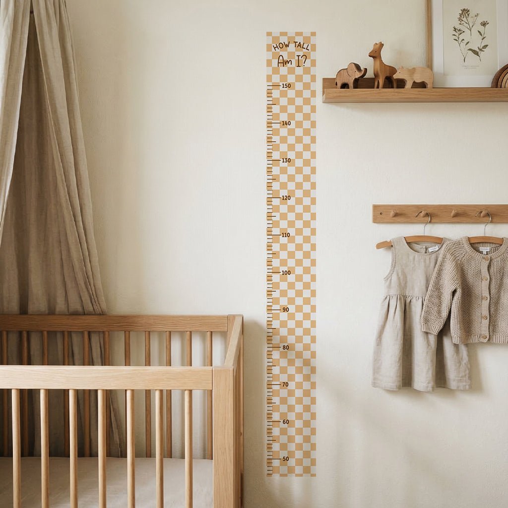 Check Kids Height Chart Wall Sticker