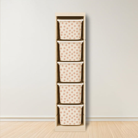 Daisy Stickers For Ikea Trofast Drawer (Side Facing Vertical Units) - Nursery Stickers