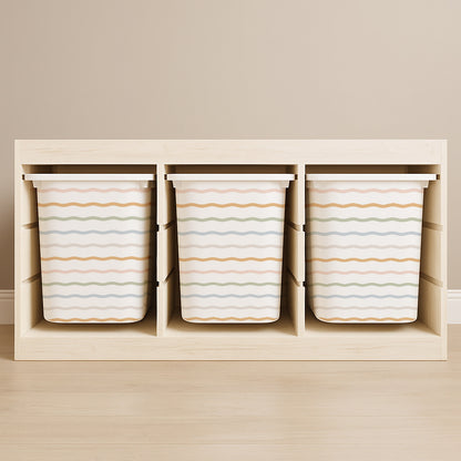 Squiggly Line Stickers For Ikea Trofast Drawers