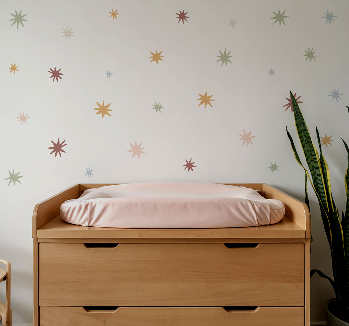 Scandi Starburst Nursery Wall Stickers