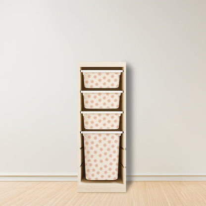 Daisy Stickers For Ikea Trofast Drawer (Side Facing Vertical Units) - Nursery Stickers