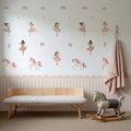 Ballerina & Unicorn Nursery Wall Stickers