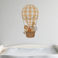 Safari Hot Air Balloon Nursery Wall Sticker