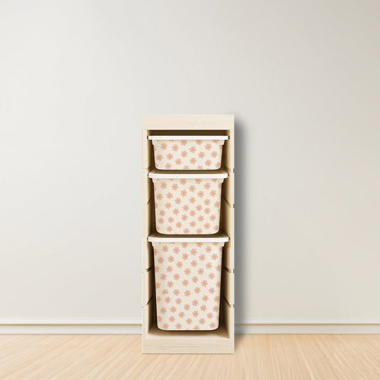 Daisy Stickers For Ikea Trofast Drawer (Side Facing Vertical Units) - Nursery Stickers