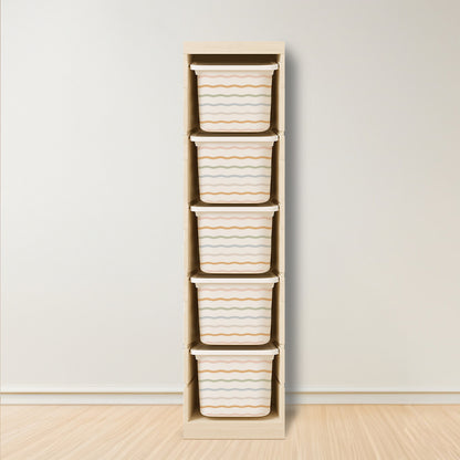 Squiggly Line Stickers For Ikea Trofast Drawers (Side Facing Vertical Units)