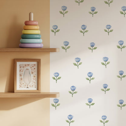 Bluebell Bloom Nursery Wall Stickers