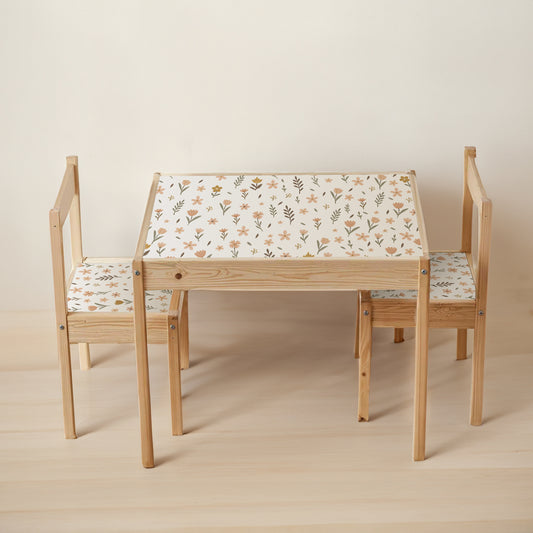 Wildflower Stickers For Ikea LÄTT Table
