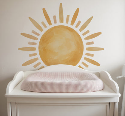 Watercolour Sunshine Nursery Wall Sticker
