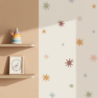 Scandi Starburst Nursery Wall Stickers