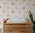 Colourful Daisy Flowers Nursery Wall Stickers