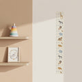 Mini Safari Animals Height Chart Wall Sticker