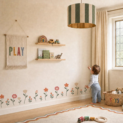Flower Patch Nursery Wall Stickers