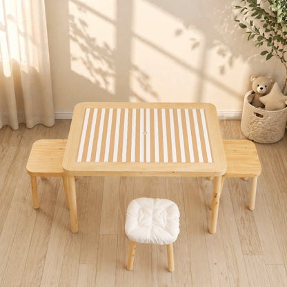 Striped Stickers For Ikea Flistat Table