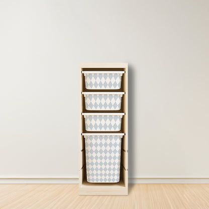 Diamond Stickers For Ikea Trofast Drawers (Side Facing Vertical Units)