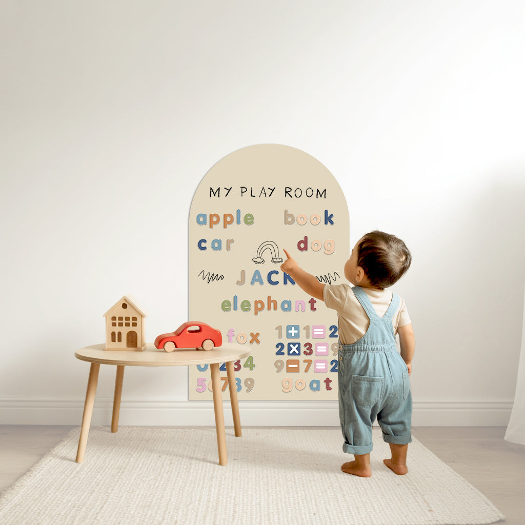 Removable Magnetic Arch Chalk Board Wall Sticker