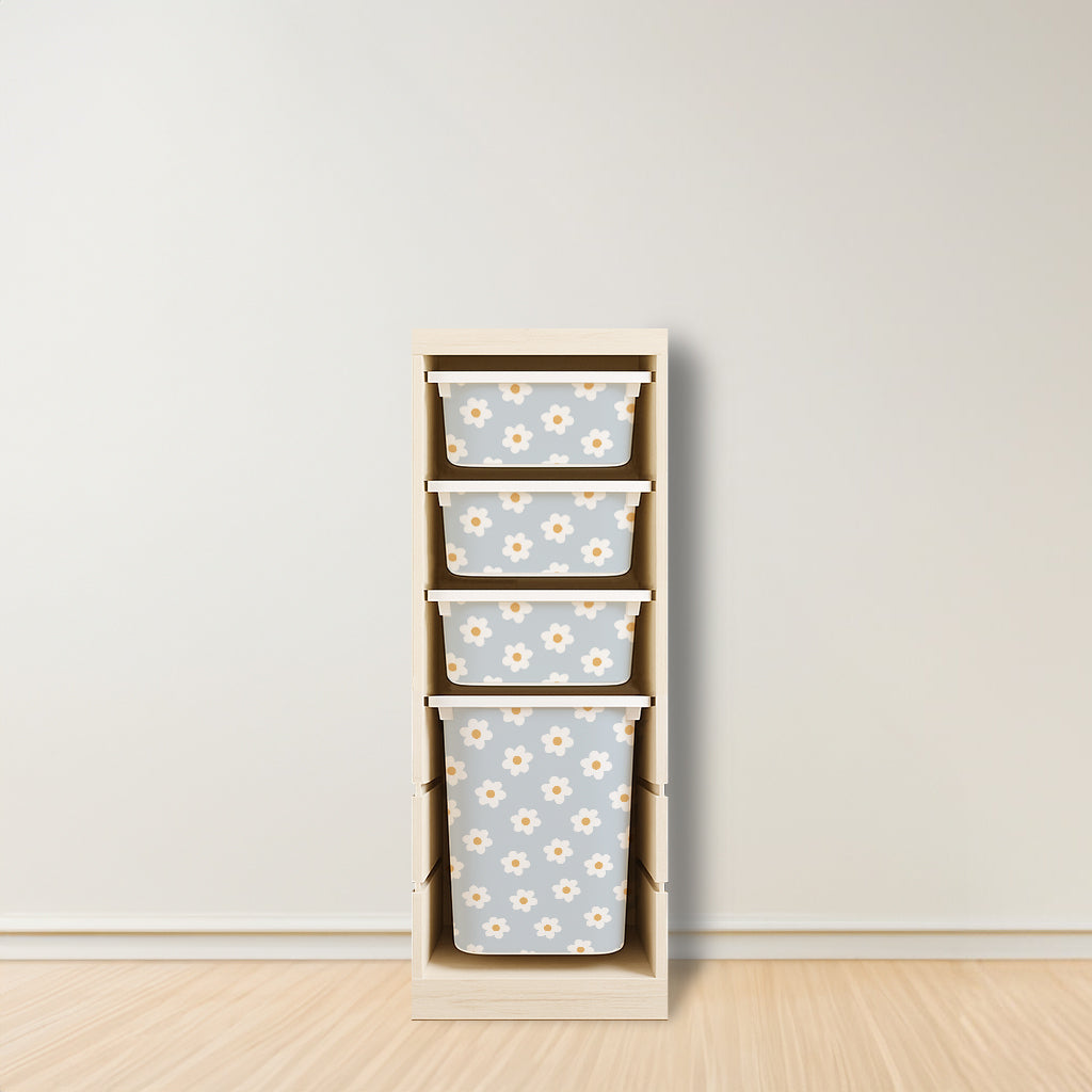 Daisy Stickers For Ikea Trofast Drawer (Side Facing Vertical Units)