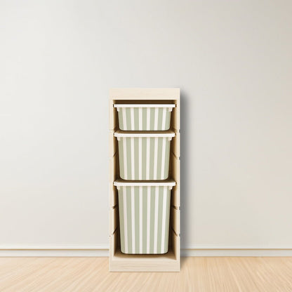 Striped Stickers For Ikea Trofast Drawers (Side Facing Vertical Units) - Nursery Stickers