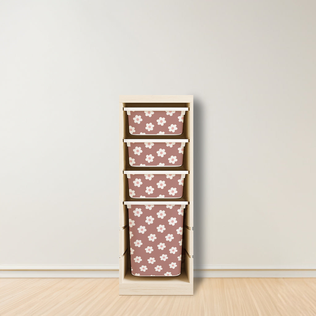 Daisy Stickers For Ikea Trofast Drawer (Side Facing Vertical Units)