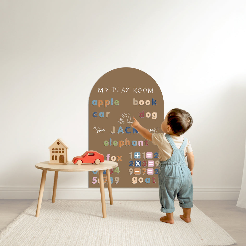 Removable Magnetic Arch Chalk Board Wall Sticker