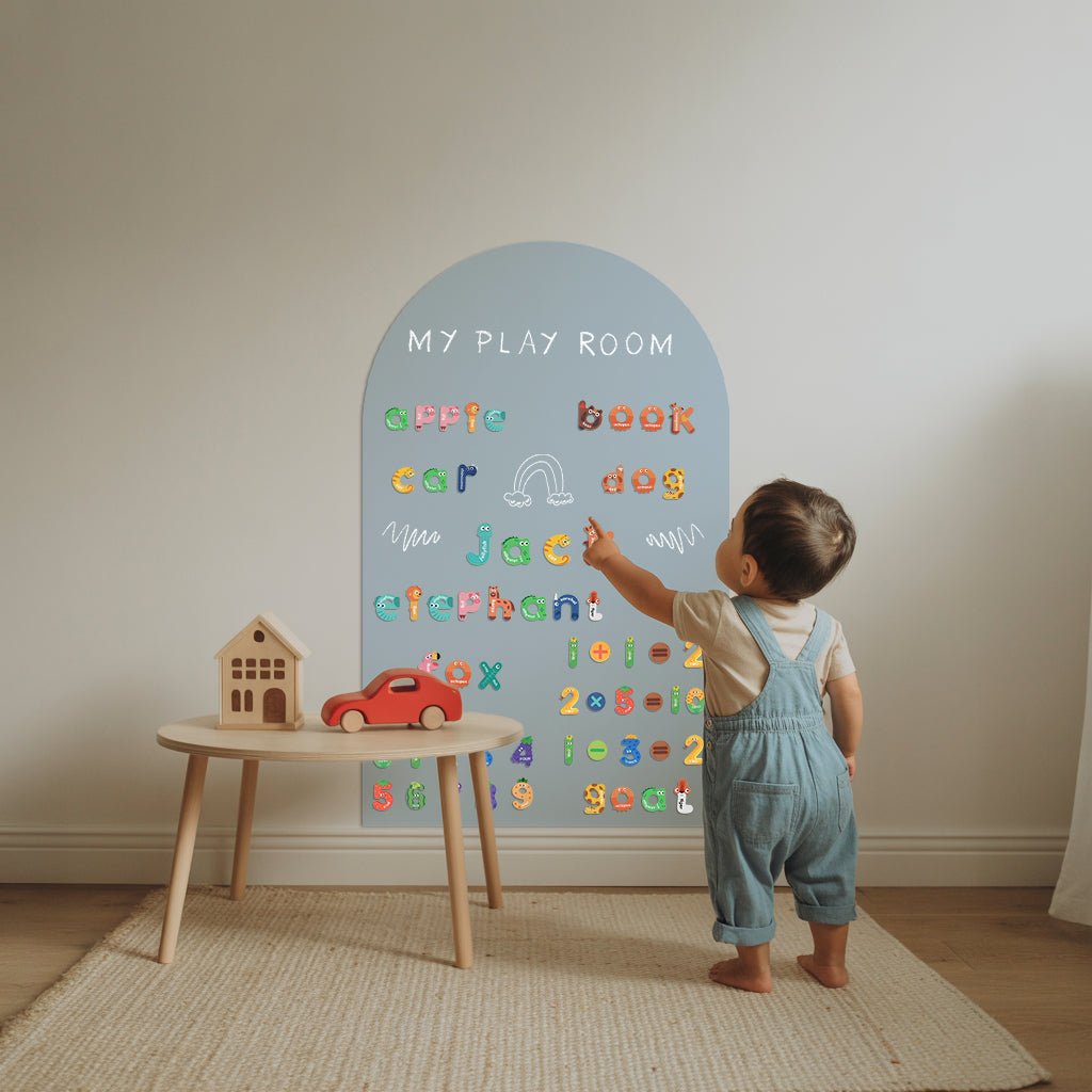 Removable Magnetic Arch Chalk Board Wall Sticker - Nursery Stickers