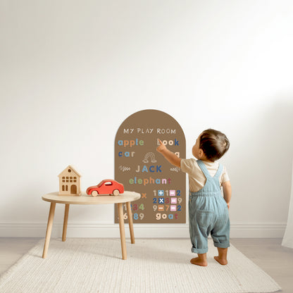 Removable Magnetic Arch Chalk Board Wall Sticker