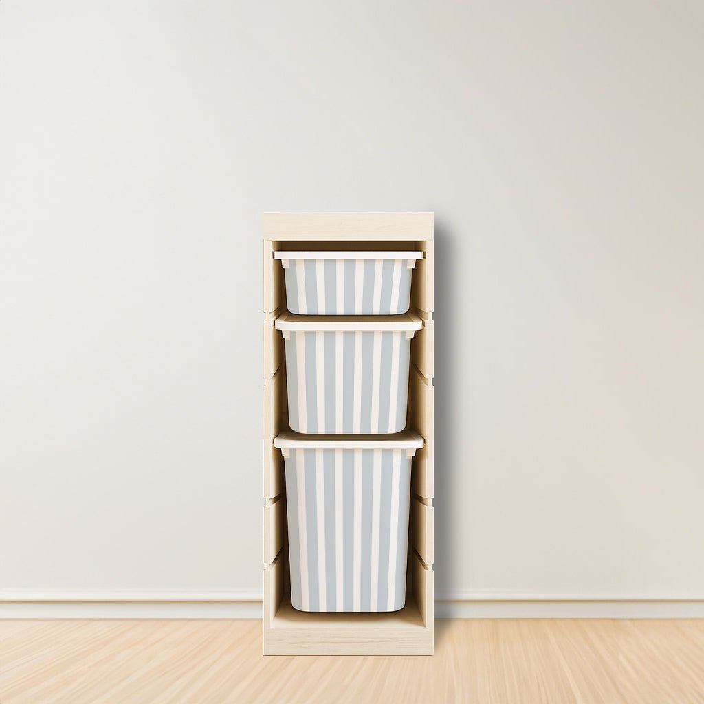 Striped Stickers For Ikea Trofast Drawers (Side Facing Vertical Units) - Nursery Stickers