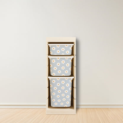 Daisy Stickers For Ikea Trofast Drawer (Side Facing Vertical Units)