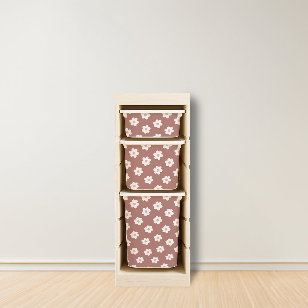 Daisy Stickers For Ikea Trofast Drawer (Side Facing Vertical Units)