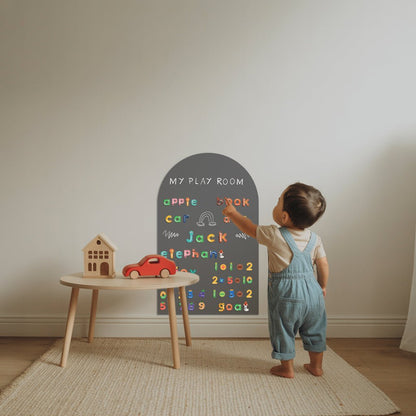 Removable Magnetic Arch Chalk Board Wall Sticker - Nursery Stickers