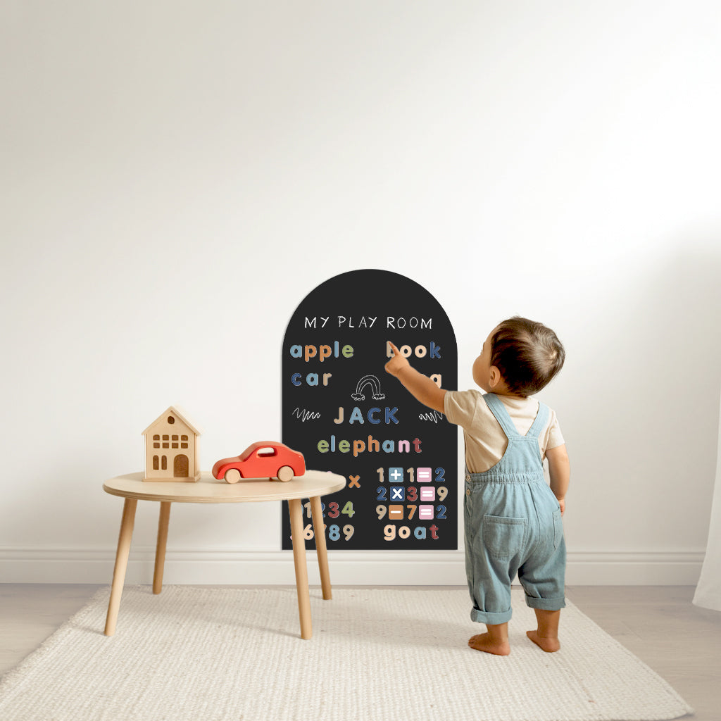Removable Magnetic Arch Chalk Board Wall Sticker