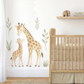 Giraffe Family Nursery Wall Stickers
