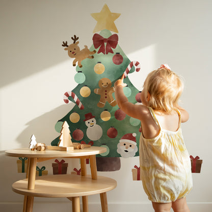 Christmas Tree Wall Sticker Play Set