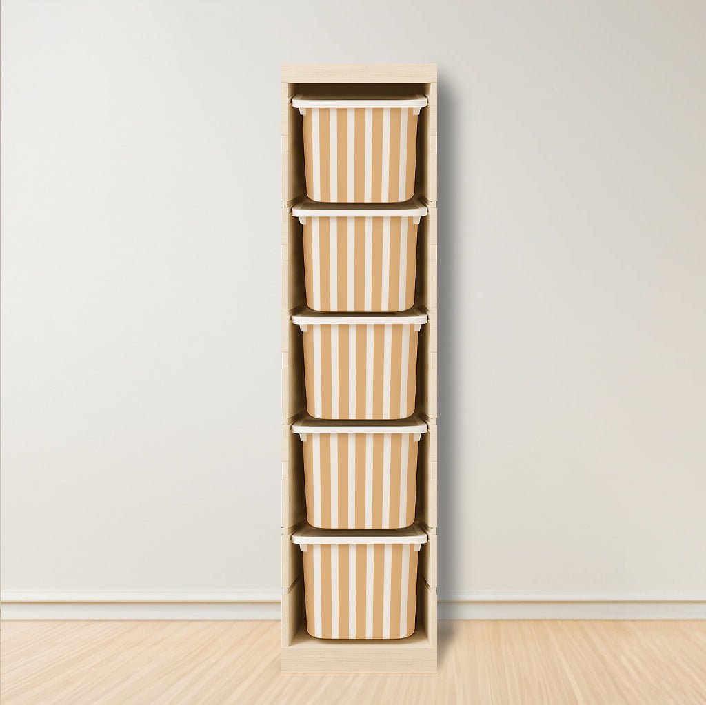 Striped Stickers For Ikea Trofast Drawers (Side Facing Vertical Units) - Nursery Stickers