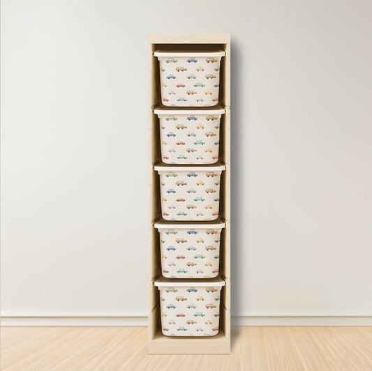 Car Stickers For Ikea Trofast Drawer (Side Facing Vertical Units) - Nursery Stickers