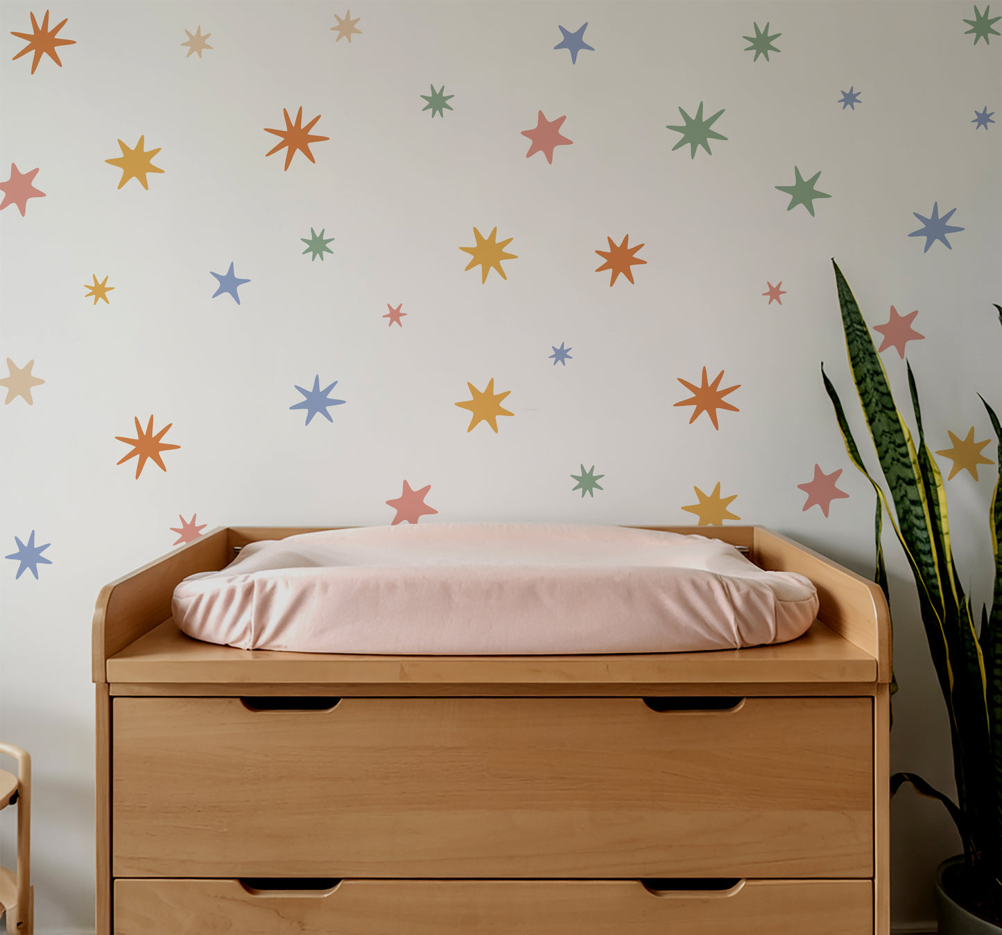 Scandi Starburst Nursery Wall Stickers