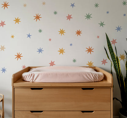 Scandi Starburst Nursery Wall Stickers