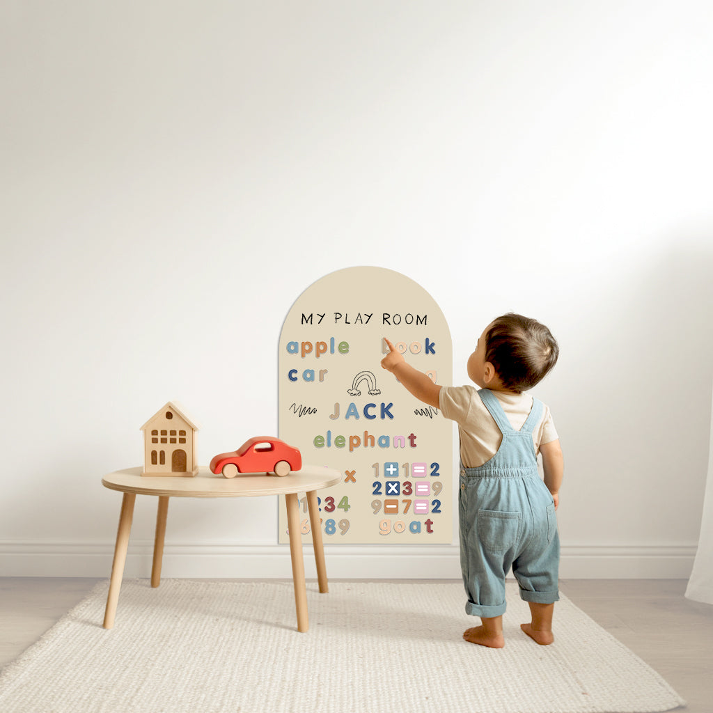 Removable Magnetic Arch Chalk Board Wall Sticker
