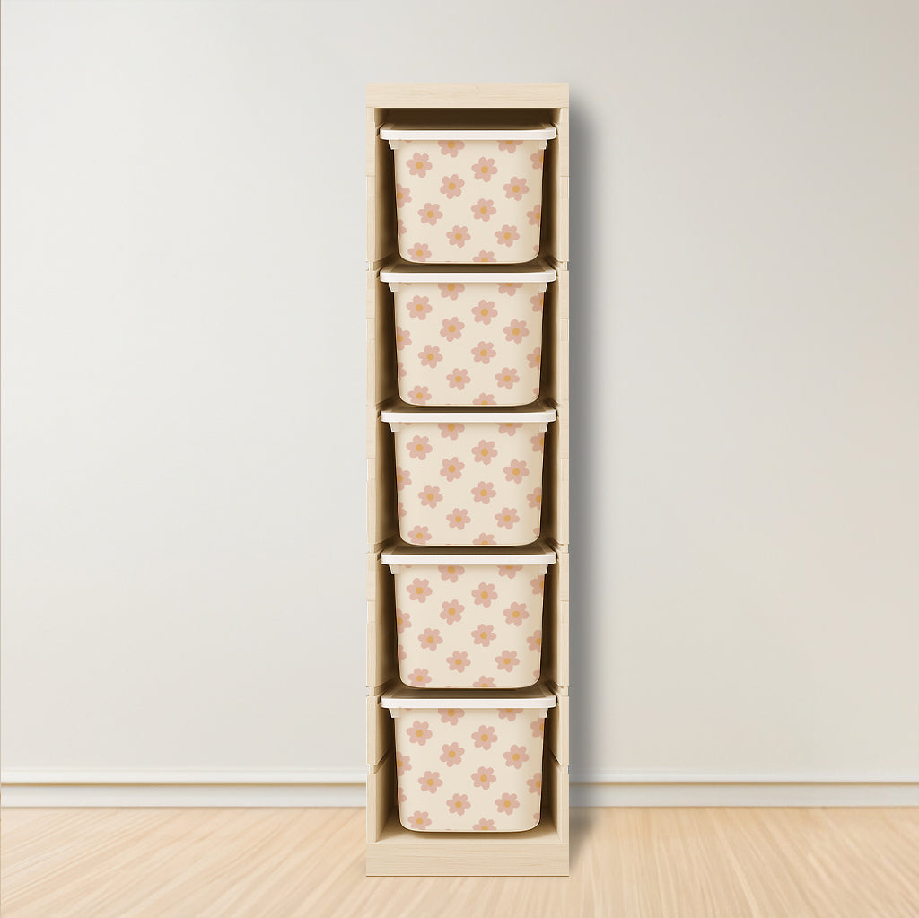 Daisy Stickers For Ikea Trofast Drawer (Side Facing Vertical Units)