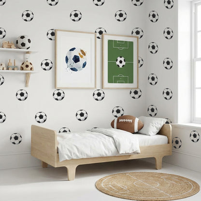 Little Kick Football Nursery Wall Stickers