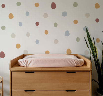Irregular Polka Dots Nursery Wall Stickers