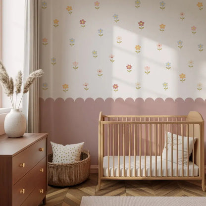 Little Bloom Flowers Nursery Wall Stickers