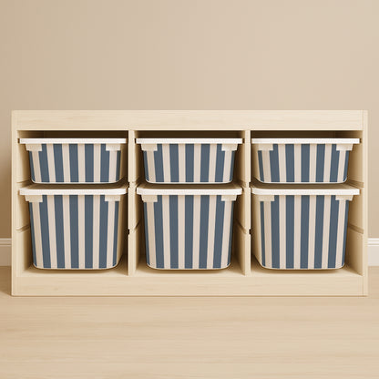Striped Stickers For Ikea Trofast Drawers