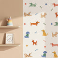 Playful Pups Dog Nursery Wall Stickers
