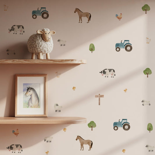 Farm Animal Friends Wall Stickers - Nursery Stickers