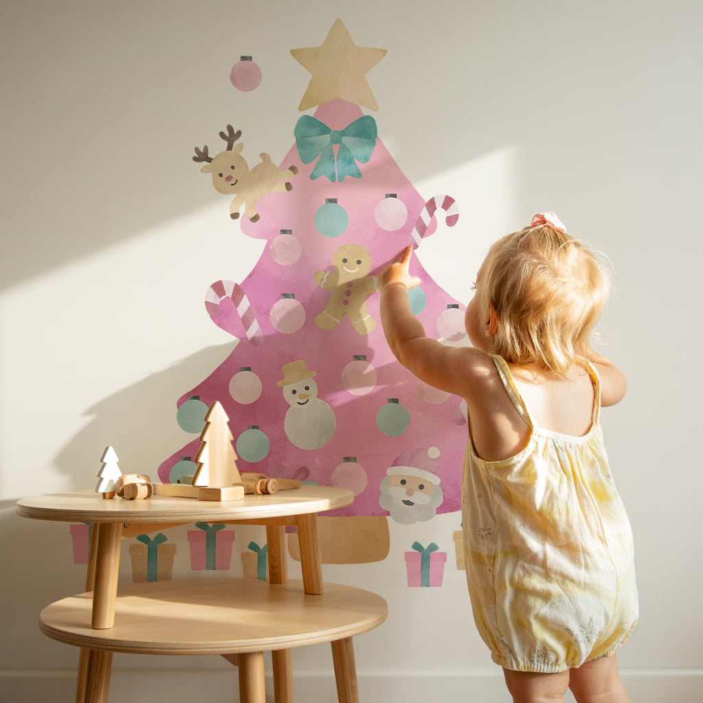 Christmas Tree Wall Sticker Play Set