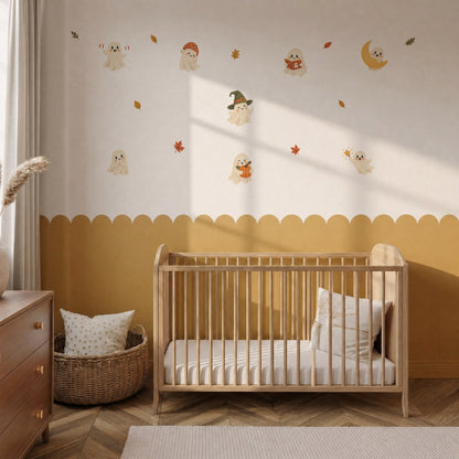 Spooky Cute Ghost Nursery Wall Stickers