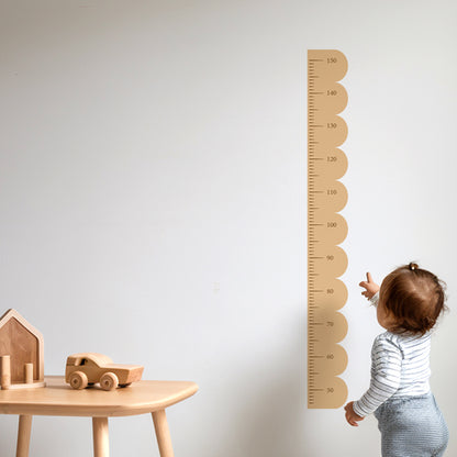 Scallop Kids Height Chart Wall Sticker