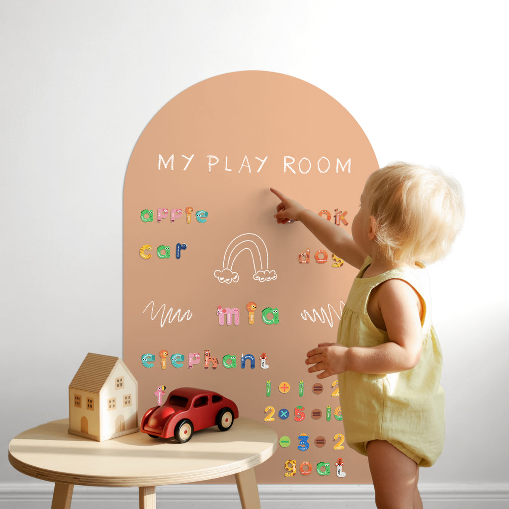 Removable Magnetic Arch Chalk Board Wall Sticker