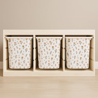 Wildflower Stickers For Ikea Trofast Drawers